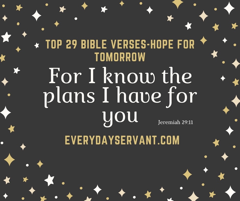 Download Top 29 Bible Verses-Hope for Tomorrow - Everyday Servant